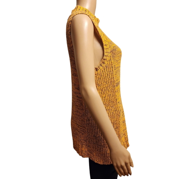 Nine West Sleeveless Mock Neck Sweater Size L - Picture 3 of 13